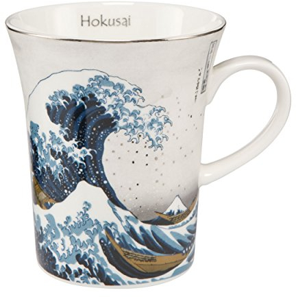 Die Welle - Silber - Künstlertasse Artis Orbis Hokusai