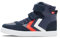Hummel Unisex Kinder Slimmer Stadil Leather High Jr Hohe Sneaker, Peacoat, 40 EU