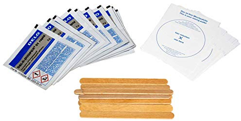 DELO DUOPOX 01 rapid 3g Universeller 2 Komponenten Epoxidharz Klebstoff für Metall Glas Holz Porzellan Kunststoff Steingut Beton (10 Stück)