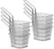 MAGIIN Lot de 8 Mini paniers à friture chromés Parfaits pour Frites, Frites, crevettes, Cales