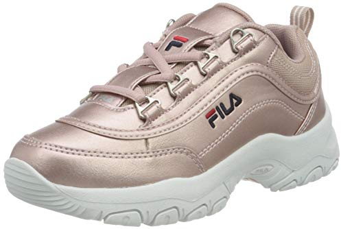 FILA Strada F kids Sneaker Unisex - Bambini, Rosa (Sepia Rose), 34 EU
