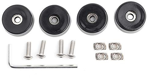 4-teilige Anti-Vibrations-Gummifüße, für Originalen Prusa I3 MK3 ＆ MK3S-Drucker, 4-teilige Schraube + 4-teilige Mutter