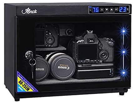 Dry Cabinet Electronic Moisture-proof Oven Fully Automatic 25L 6W SLR Camera Oven, Silent Operation Moisture-proof Box, Camera Lens Drying Cabinet For Photographic And Video Equipment (Color : D)