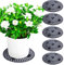 LFUTARI 6Pack Large 15 Plant Level Pot Elevator, Heavy Duty Plant Stands, Plant Pot Saucer for Prevent Rot and Damage on Patio & Deck (40cm-6pcs, Black)