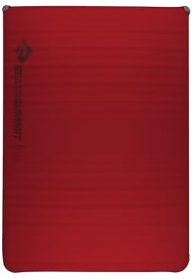 Sea to Summit Comfort Plus Selbstaufblasende Matte Double Wide rot
