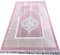 Mihrab Style Tapis de prière ottoman portable 115 x 65 cm Rose