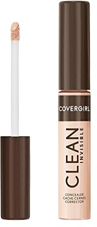 Covergirl Clean Invisible Concealer, Lightweight, Hydrating, Vegan Formula, Porcelain 101, 0.23oz