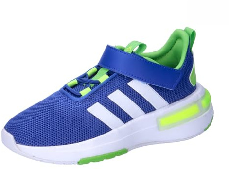 adidas Unisex Kinder Racer TR23 Hook and Loop Shoes Kids, team royal blue/Cloud white/ lime, 40 EU