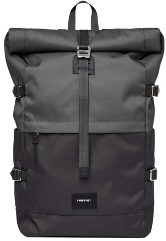 Sandqvist Laptoprucksack Bernt Rolltop Backpack Multi Dark One Size
