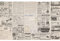 COJIC Old Newspaper Wallpaper in Europe and America in 1980s and 1990s and Murals in Milk Tea Shops and Dessert Shops Papel DE Parede 500cm(W) x300cm(H)
