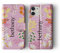 Tirita Personalised Flip Wallet Phone Case Compatible with iPhone 7 & 8, Summer Time [01- Spring Flowers Crayon]