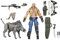 G.I. Joe Classified Series #125, Dreadnok Gnawgahyde und Pets Porkbelly & Yobbo, Sammelfigur 15,2 cm mit 16 Zubehörteilen