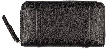 TOM TAILOR Beca Damen Geldbörse Portemonnaie Reißverschluss Groß Schwarz