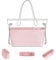 DGAZ Seide Handtaschen Organizer, Taschen Organisator für Neverfull-BB/PM/MM/GM, Leicht Innentasche Handtasche Einsatz (Rosa, BB)