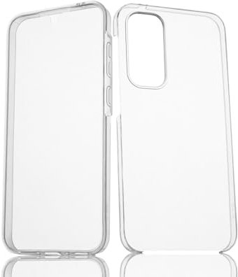 Max Power Digital Funda 360º para móvil Samsung Galaxy A25 Silicona Transparente - Carcasa Resistente Full Body Delantera y Trasera Doble Cara Completa Entera