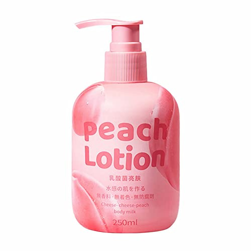 Moisturizing Body Milk Cheese Peach Moisturizing Lactic Moisturizing Body Lotion Seidige, feuchtigkeitsspendende Körpermilch mit großer Kapazität Shampoo Schuppen Juckende Kopfhaut (A, One Size)