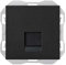SIMON - Prise RJ45 Simon 270 noir mat 20000187-098