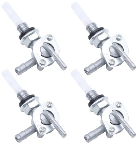 WYYFXY® 4 piezas de grifo de gasolina, interruptor M10, grifo de combustible universal, generador de corriente para motocicleta, ATV, Dirt Bike