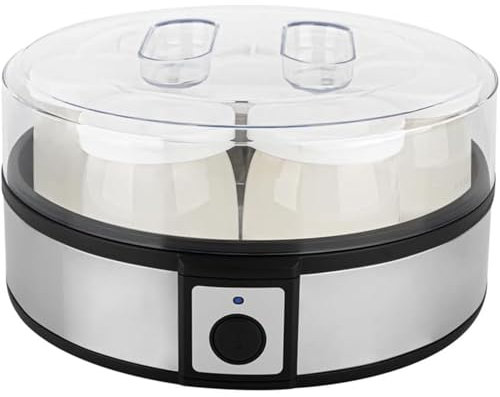 BESTXH Yogurt con Motor, Yogurtera Totalmente AutomáTica Yogurtera con Control De Un Solo Toque, Jarra De Yogur con 7 Tapas, para Mejorar La Salud Intestinal