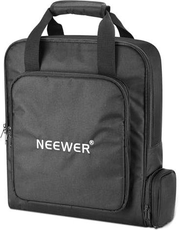 Neewer Portable Travel Bag Compatible with Starlink Mini Dish and Accessories, Lightweight Protective Outdoor Carrying Case with Separate Section for Folded Tripod Light Stand Up to 17/44cm, RU-012
