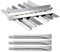 Adviace Grill Ersatzteile für Broil King Baron 320, 9211-54, Ersatz für Broil King Baron 320 Heizplatten & Brenner