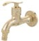 ARTIBETTER Retro-wasserhahn Einzel Zinnschild Antiquität Bausatz Wasserhahn Wasserbehälter Mit Wasserhahn Tülle Golddekor Im Freien Klopfen Ventil Außenhahn-set Golden Zinklegierung