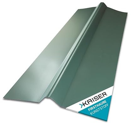 KAISER plastic® Cubierta para tejado de plástico ondulado, resistente a la intemperie, trapecio y seno, 76/18 – 37 x 98,5 cm, 1 unidad.