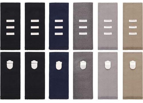6Pcs Hook Waist Band Extenders,Hook Adjustable Waistband Extender,Hook Extender for Trousers,HookS Waist Band Extenders,Portable Soft Trouser Waist Expanders,for Men Women,Pants,Jeans,Skirts,Trousers