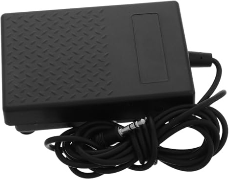 Sustain mit Midi und Keyboards für Digitalpianos Pedal Fußcontroller | Schwarz, Kunststoffgehäuse, Midi Anschlusskabel Enthalten, Vielseitige Kompatibilität für Digitale Tasteninstrumente