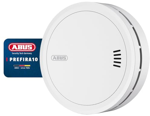 ABUS Rilevatore di Fumo Prefira 10 - Ottico, Batteria 10 Anni, Q-Label