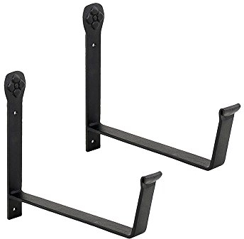 Achla Designs SFB-02 Équerres pour jardinière 20,32 cm - Noir