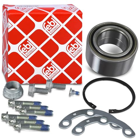 febi bilstein 07931 Radlagersatz mit Anbaumaterial, 1 Stück | Kompatibel mit: MERCEDES-BENZ 124 Stufenheck, 124 T-Model, E-CLASS, E-CLASS Cabriolet, E-CLASS Coupe, E-CLASS T-Model