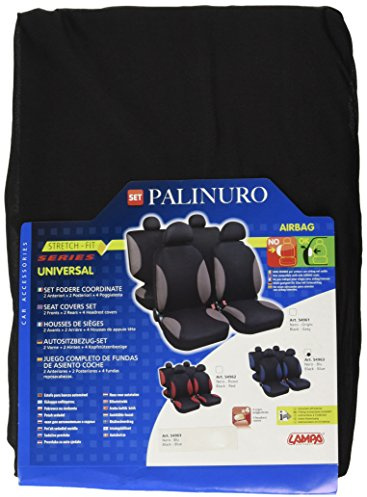 LAMPA 54963 Sitzschonbezug Vorne und Hinten Polyester Schwarz Blau