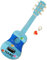 alles-meine.de GmbH Gitarre - incl. Plektrum - Fische blau - incl. Name - stimmbar - Kindergitarre aus Holz/für Kinder - für Jungen Mädchen/Tiere - Tiermotiv - Fisch / 6 Sait..