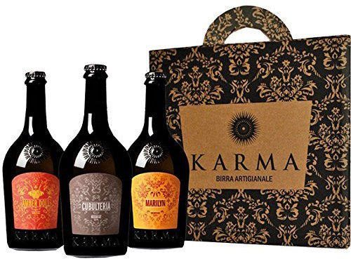 Birra Artigianale Karma Idea Regalo (Tris Bottiglie 75 Cl)