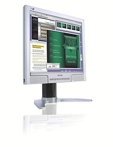Philips 170B7CS 17 SXGA LCD monitor - PC flat panels (1280 x 1024 pixels, LCD, 1280 x 1024 (SXGA), 800:1, 4:3, Kensington)