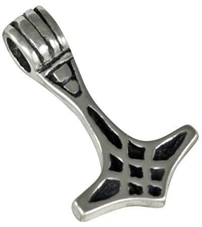 AFP Anhänger Thorshammer Wikinger Schmuck 925 Sterling Silber AS-124