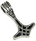 AFP Anhänger Thorshammer Wikinger Schmuck 925 Sterling Silber AS-124