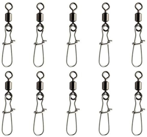 Spro Rolling Swivel with Fast Lock Snap - 10 Wirbel