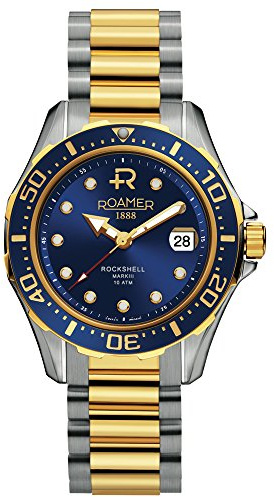 Roamer Herren Analog Automatik Uhr mit Edelstahl Armband 220633 47 45 20