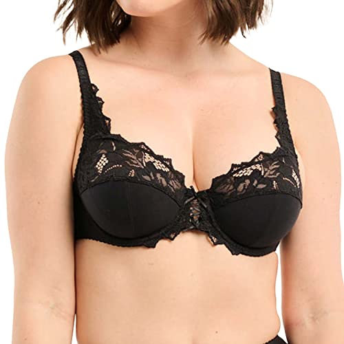 Sans Complexe, Soutien-Gorge emboîtant, Coton d'Arum, Doublé de Coton pour Vous Apporter Plus de Confort, Noir, 95E
