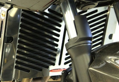 Griglia di protezione radiatore acqua colore nero - KAWASAKI Z750 - Z1000 - Z800 - Versys 1000