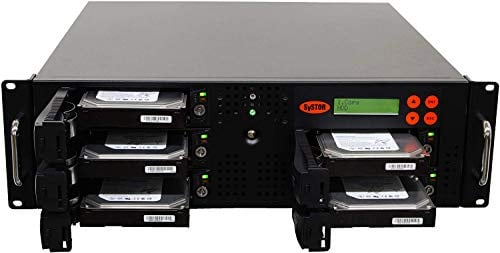 Systor 1 a 4 SATA Hard Disk Drive (HDD/SSD) Rackmount Duplicatore/Sanitizer - Alta velocità (120mb/sec)