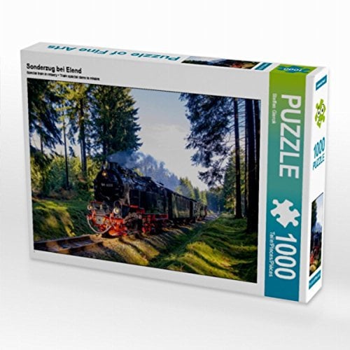 CALVENDO Puzzle Sonderzug bei Elend 1000 Teile Puzzle quer | Lege-Größe cm Foto-Puzzle für glückliche Stunden
