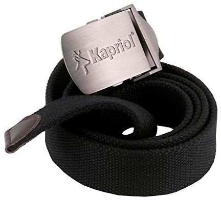 Cintura 130 cm K-BELT nero KAPRIOL, Turchese
