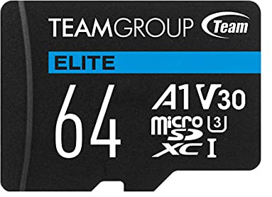 Flash Card Micro-SD 64GB-XC Team Elite A1 V30