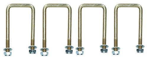 4 Pack M10 50mm x 100mm U-Bolt N-Bolt for Trailers with Nuts HIGH TENSILE