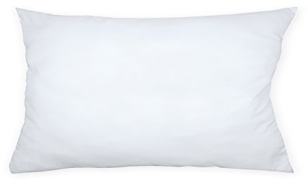 Haus und Deko 2er Pack Füllkissen 40x70 cm Innenkissen Polyester Sofakissen Kopfkissen Kissen Weiß