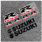 Reflektierende Aufkleber-Emblem-Abziehbilder für S.U.Z.U.K.I GSXR 600 750 1000 K1 K2 K3 K4 K5 K6 K7 K8 H1 (Color : Black Set)