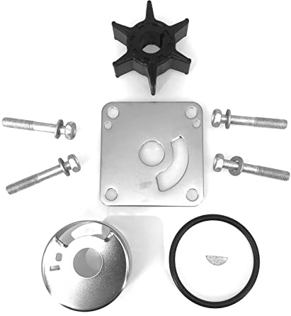 6L2-W0078-00-00 18-3431 Wasserpumpen-Laufrad Reparatursatz für Yamaha Sierra 25 PS 25HP 2-Takt Außenborder 1988-2009